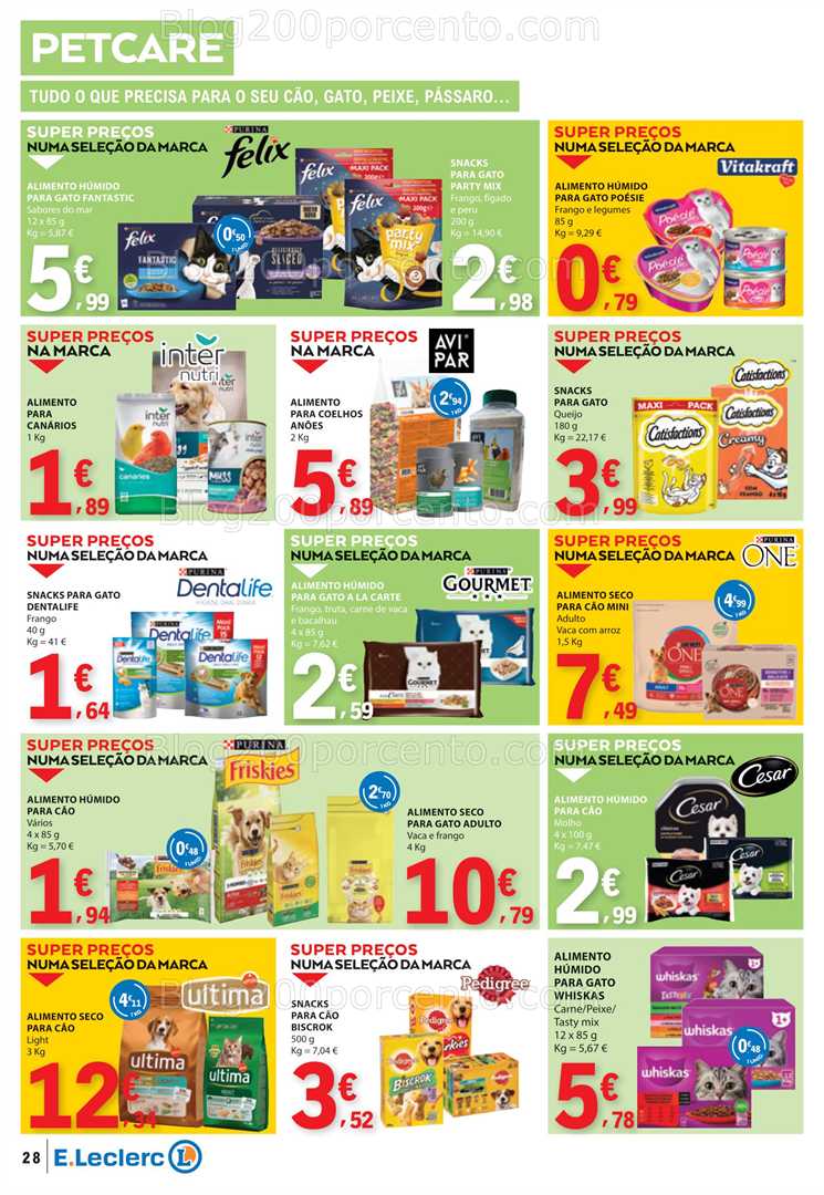 Antevisão Folheto E-LECLERC Promoções de 14 a 20 agosto