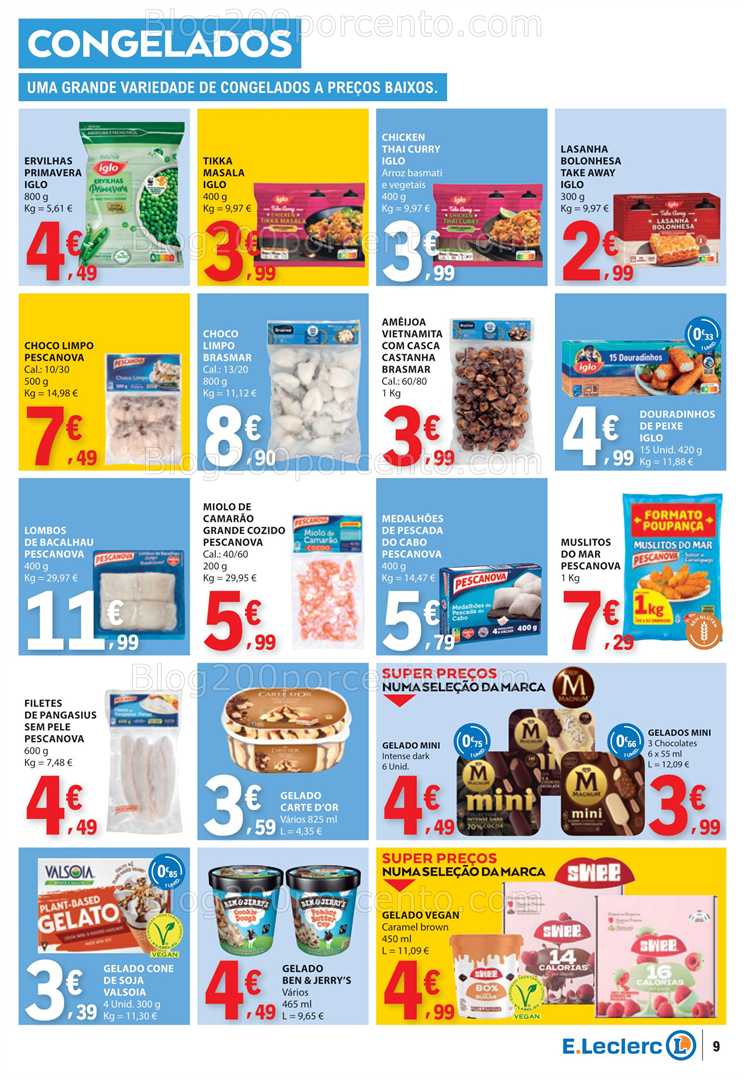 Antevisão Folheto E-LECLERC Promoções de 28 agosto a 3 setembro