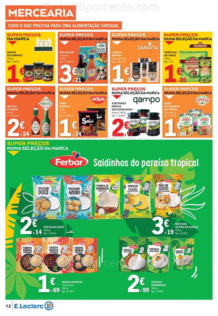 Antevisão Folheto E-LECLERC Promoções de 28 agosto a 3 setembro