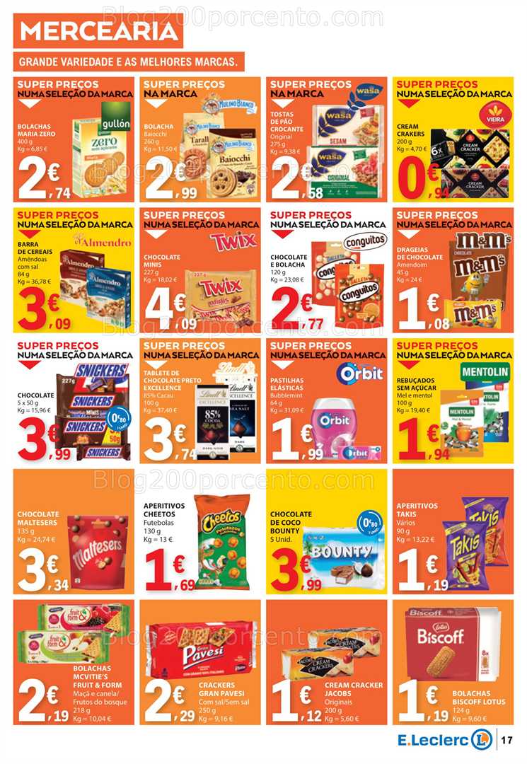 Antevisão Folheto E-LECLERC Promoções de 28 agosto a 3 setembro