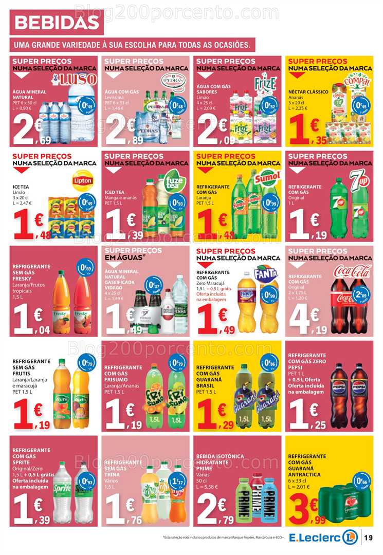 Antevisão Folheto E-LECLERC Promoções de 28 agosto a 3 setembro