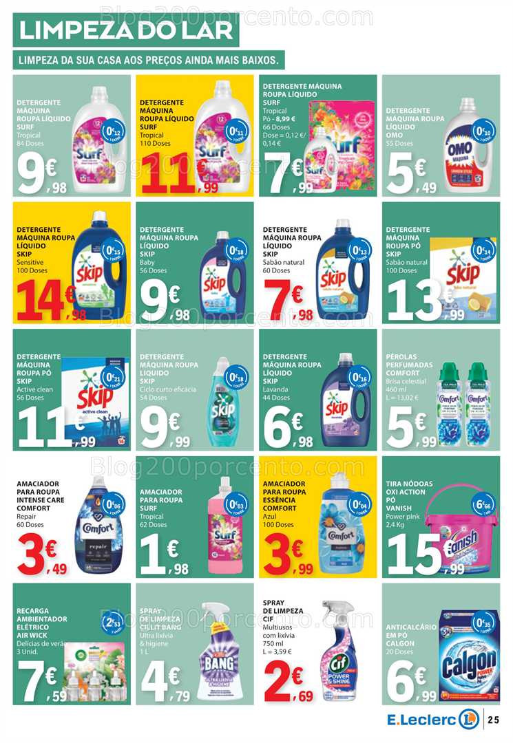 Antevisão Folheto E-LECLERC Promoções de 28 agosto a 3 setembro