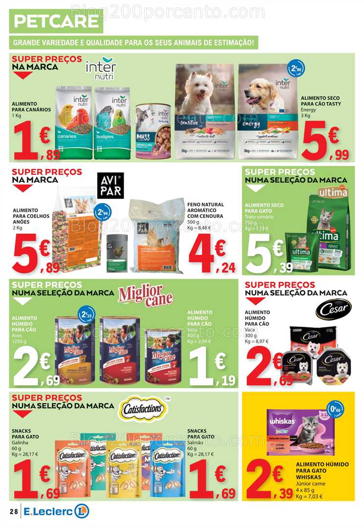 Antevisão Folheto E-LECLERC Promoções de 28 agosto a 3 setembro