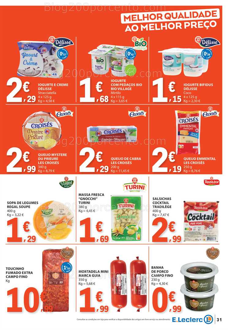 Antevisão Folheto E-LECLERC Promoções de 28 agosto a 3 setembro