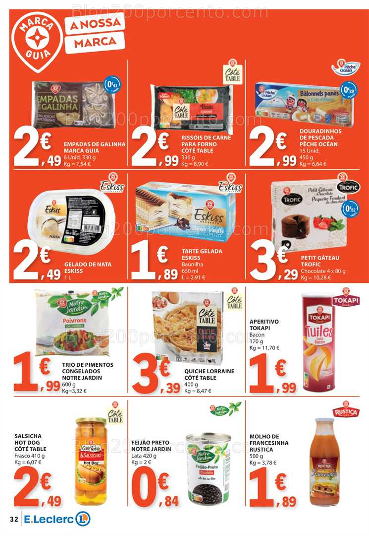 Antevisão Folheto E-LECLERC Promoções de 28 agosto a 3 setembro