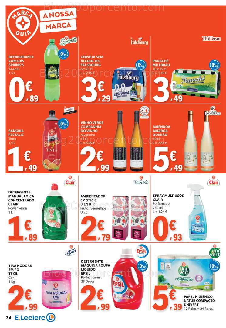 Antevisão Folheto E-LECLERC Promoções de 28 agosto a 3 setembro