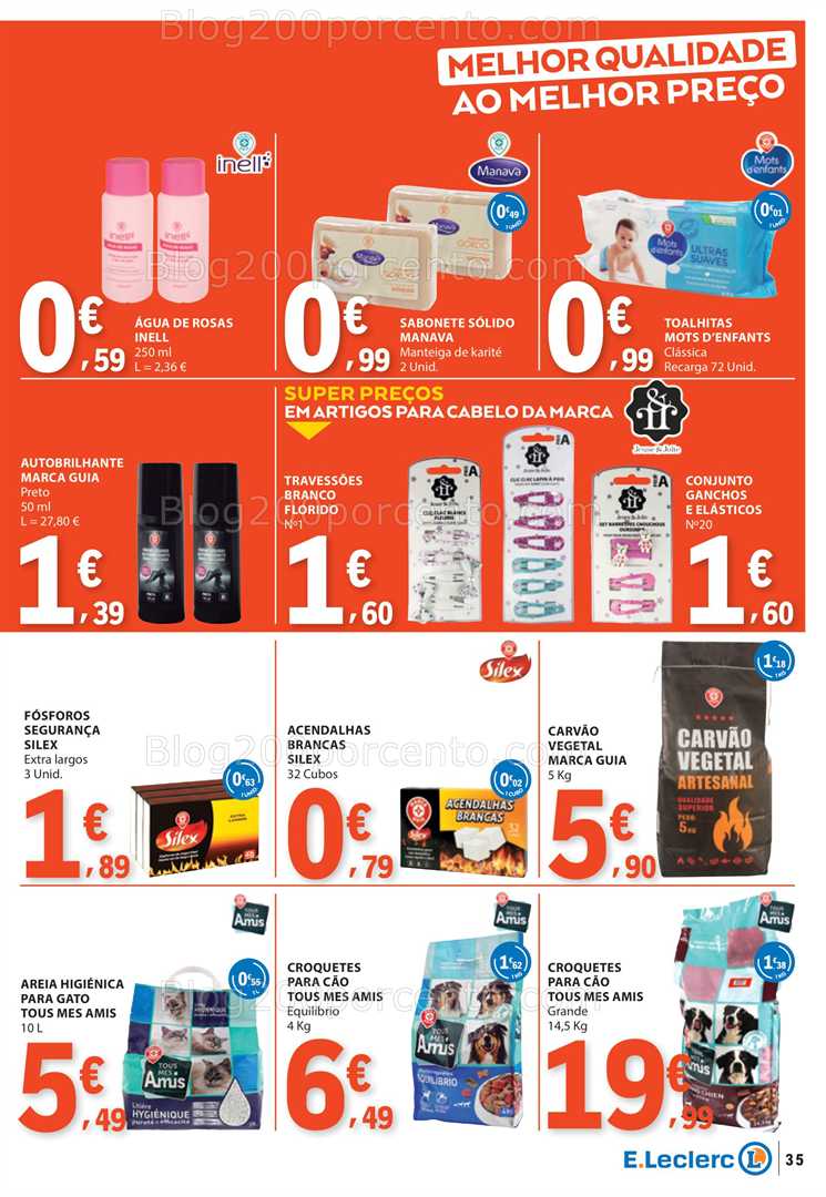 Antevisão Folheto E-LECLERC Promoções de 28 agosto a 3 setembro