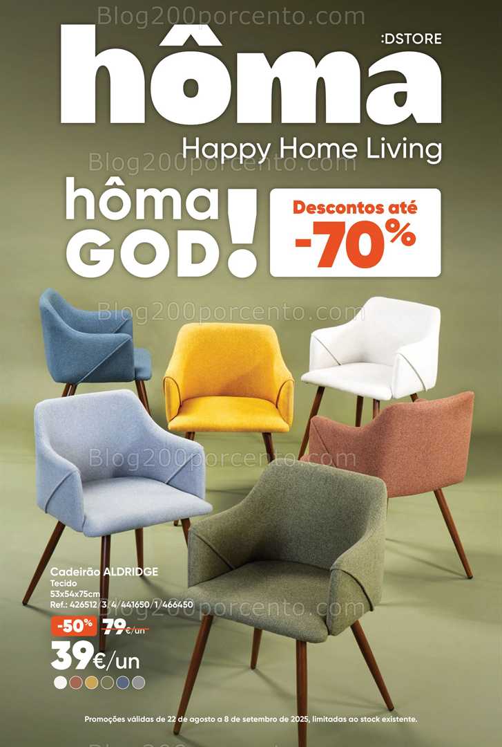 Antevisão Folheto HÔMA Promoções de 22 agosto a 8 setembro