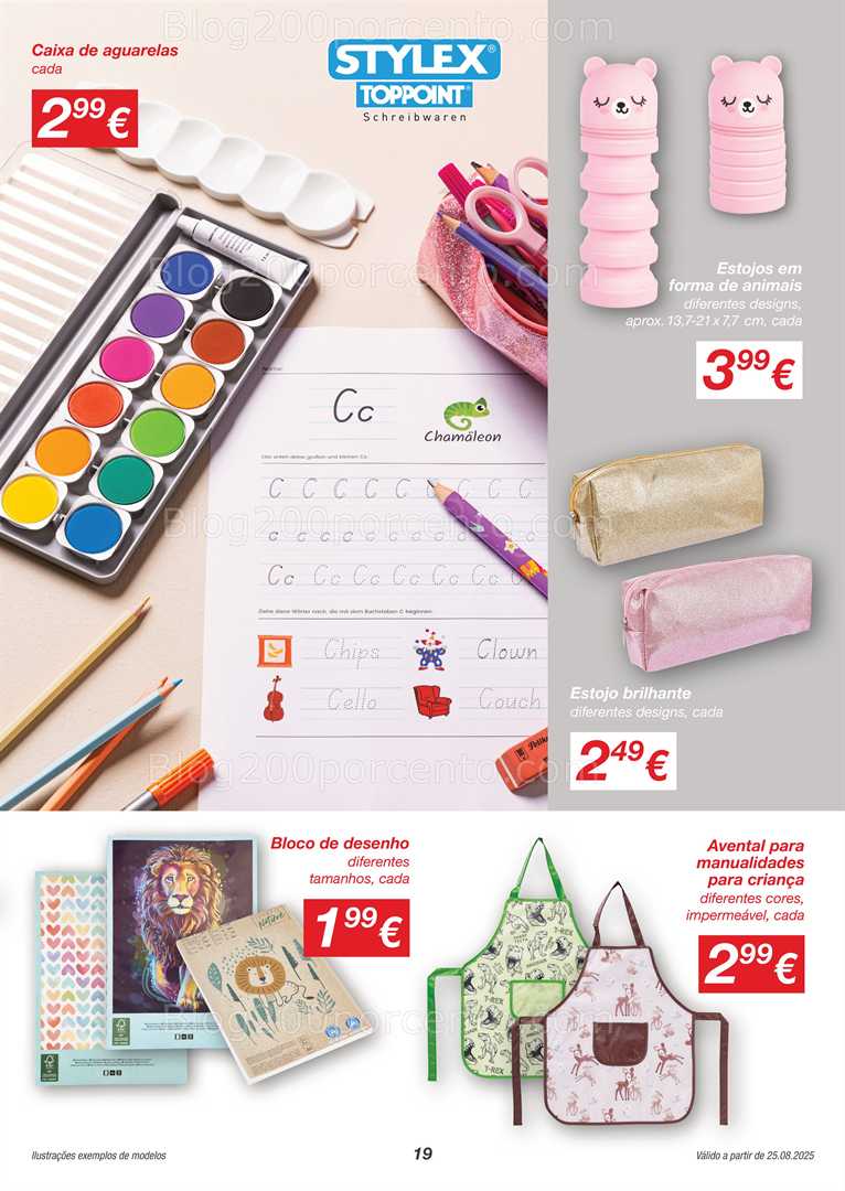 Antevisão Folheto KIK Regresso às aulas promoções a partir de 25 agosto