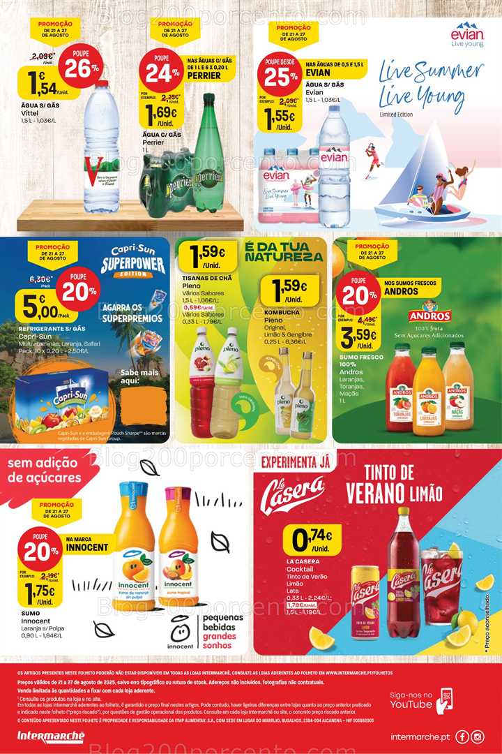 Antevisão Folheto INTERMARCHÉ Extra Promoções de 21 a 27 agosto