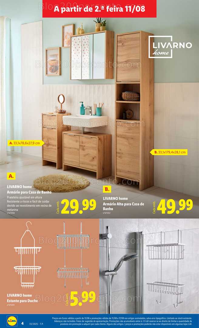 Antevisão Folheto LIDL Bazar Promoções de 11 a 21 agosto - Edição Digital all