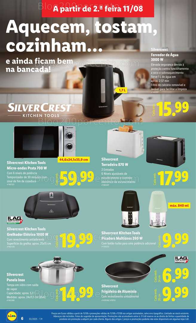 Antevisão Folheto LIDL Bazar Promoções de 11 a 21 agosto - Edição Digital all