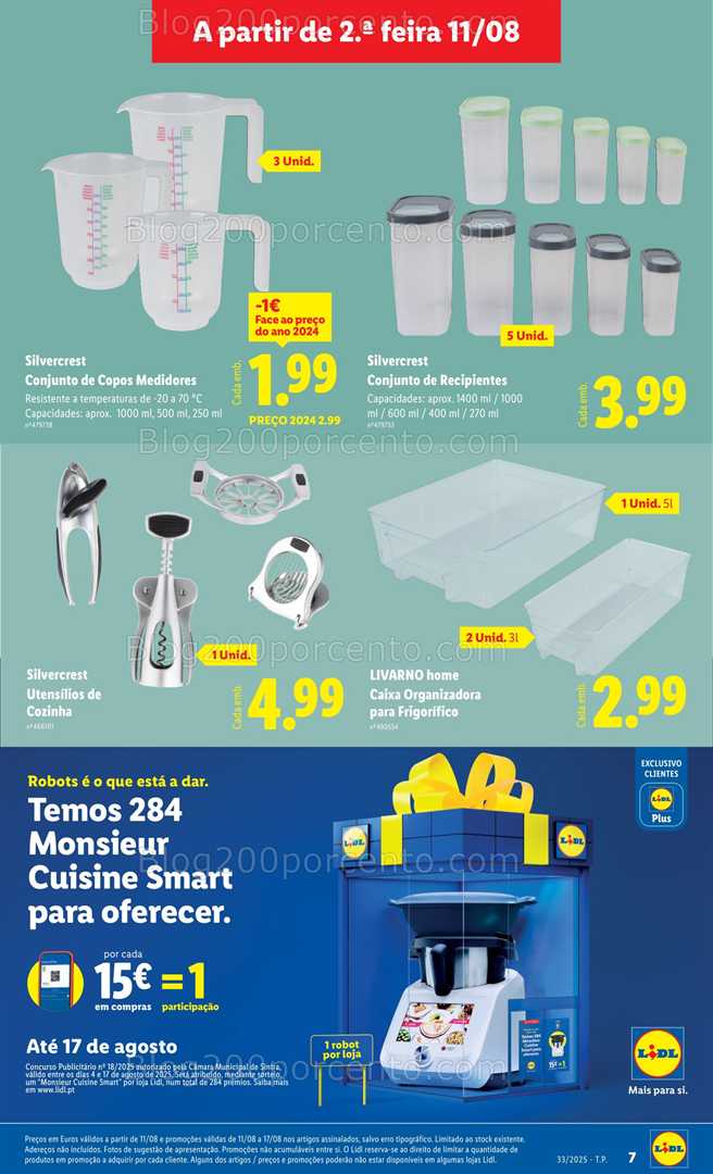 Antevisão Folheto LIDL Bazar Promoções de 11 a 21 agosto - Edição Digital all