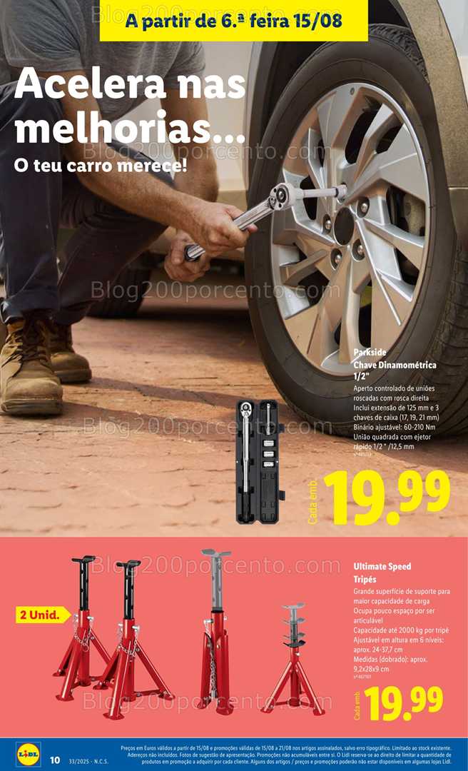 Antevisão Folheto LIDL Bazar Promoções de 11 a 21 agosto - Edição Digital all