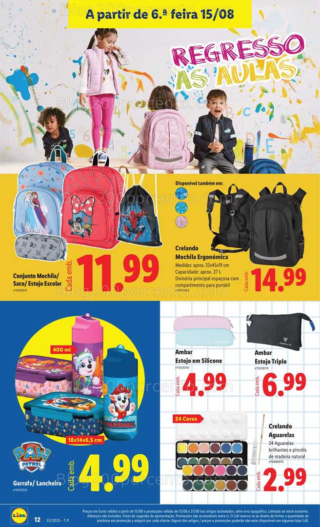Antevisão Folheto LIDL Bazar Promoções de 11 a 21 agosto - Edição Digital all