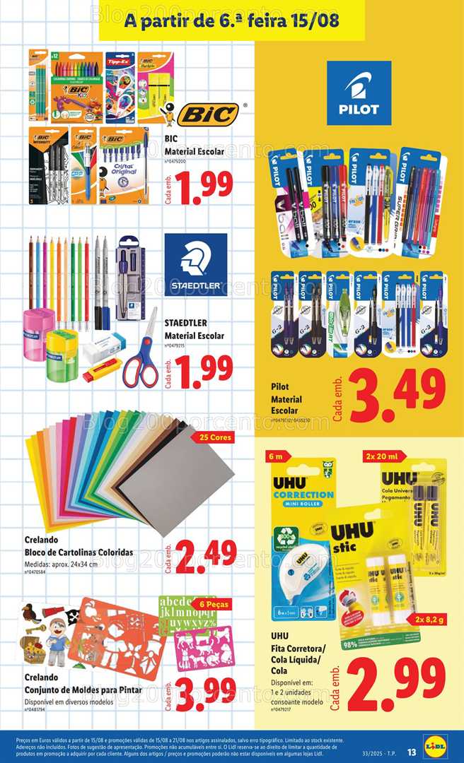 Antevisão Folheto LIDL Bazar Promoções de 11 a 21 agosto - Edição Digital all
