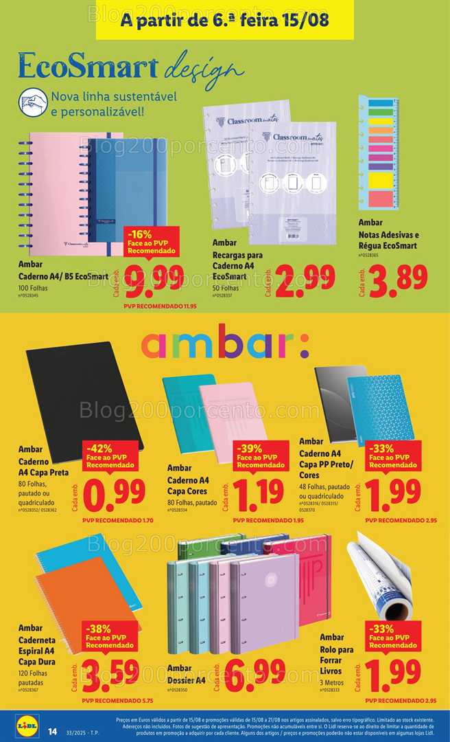 Antevisão Folheto LIDL Bazar Promoções de 11 a 21 agosto - Edição Digital all