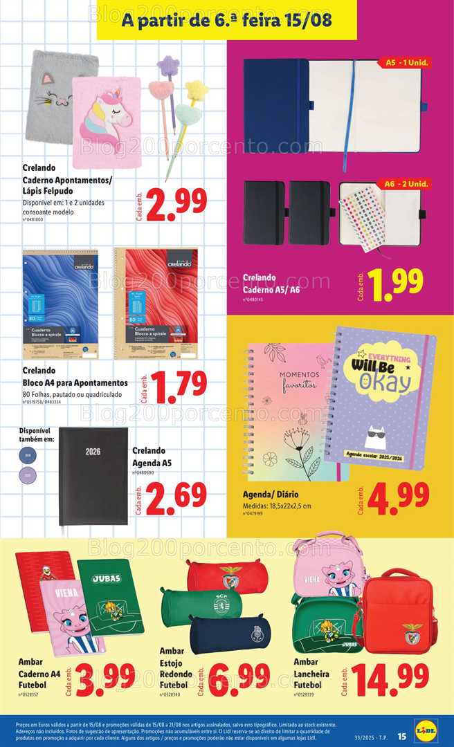 Antevisão Folheto LIDL Bazar Promoções de 11 a 21 agosto - Edição Digital all