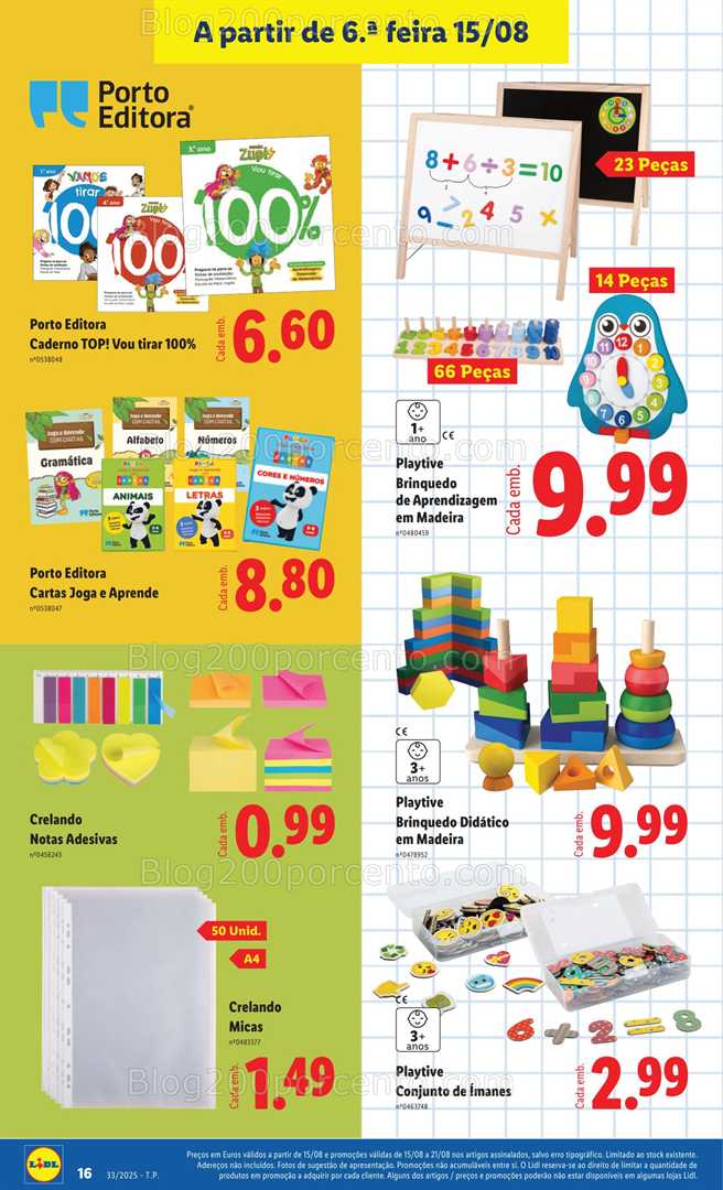 Antevisão Folheto LIDL Bazar Promoções de 11 a 21 agosto - Edição Digital all