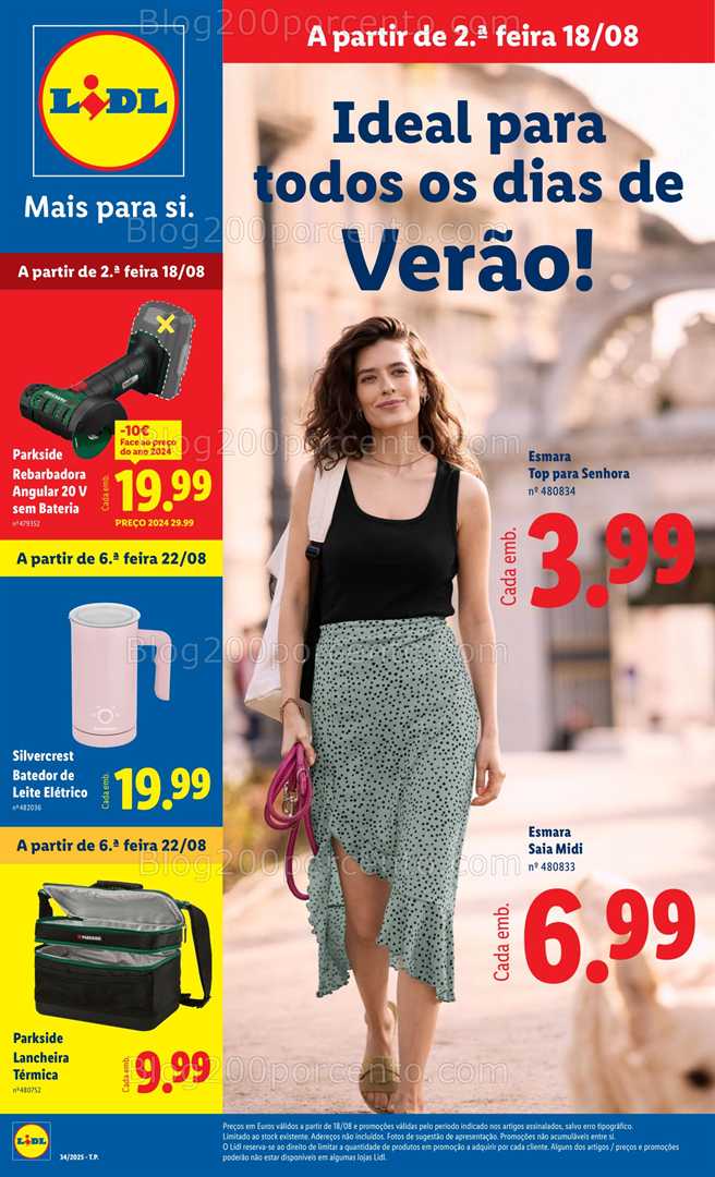 Antevisão Folheto LIDL Bazar Promoções de 18 a 28 agosto - Edição Digital