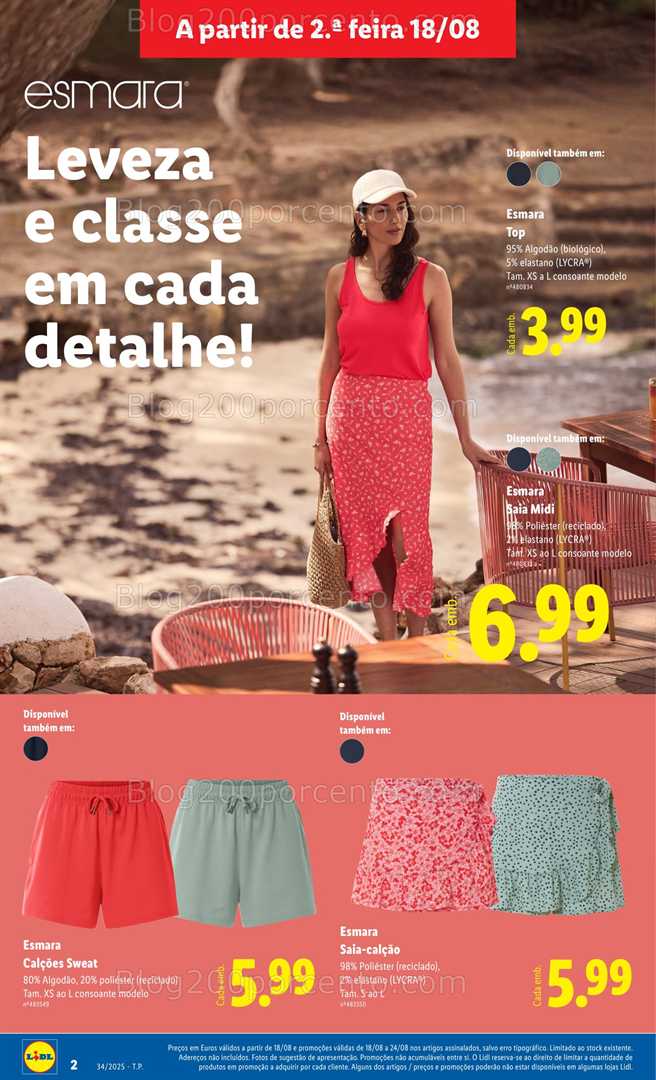 Antevisão Folheto LIDL Bazar Promoções de 18 a 28 agosto - Edição Digital