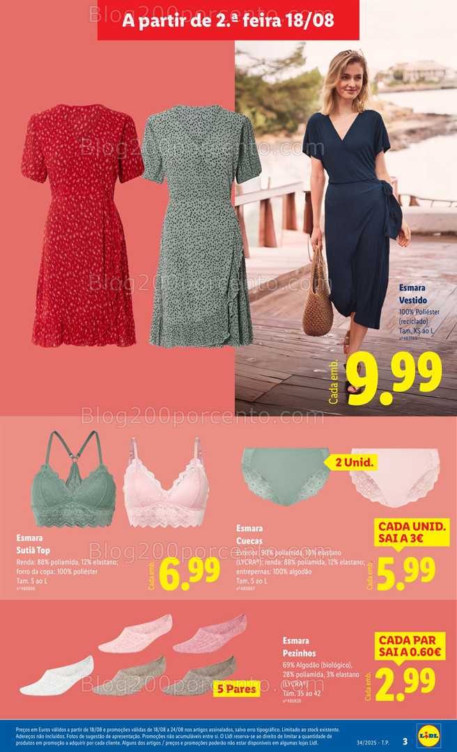 Antevisão Folheto LIDL Bazar Promoções de 18 a 28 agosto - Edição Digital