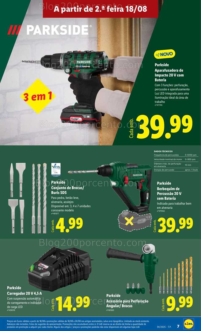 Antevisão Folheto LIDL Bazar Promoções de 18 a 28 agosto - Edição Digital