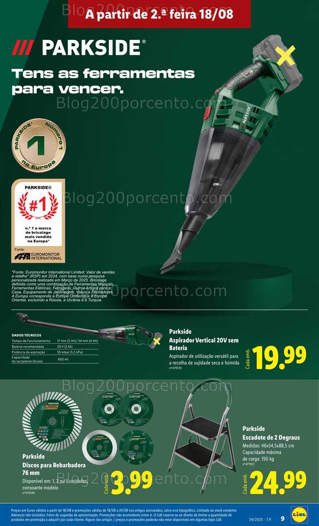Antevisão Folheto LIDL Bazar Promoções de 18 a 28 agosto - Edição Digital