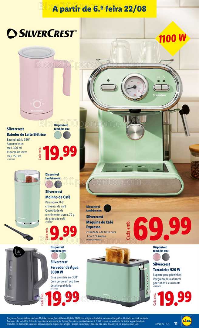 Antevisão Folheto LIDL Especial Cozinha Promoções de 18 a 24 agosto