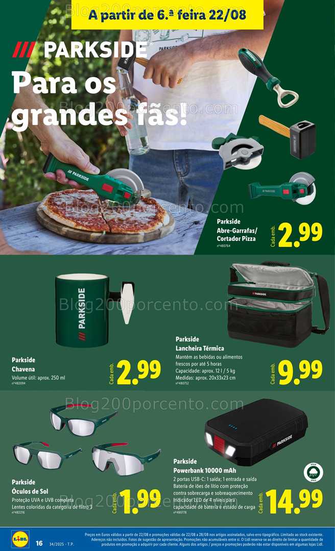 Antevisão Folheto LIDL Bazar Promoções de 18 a 28 agosto - Edição Digital