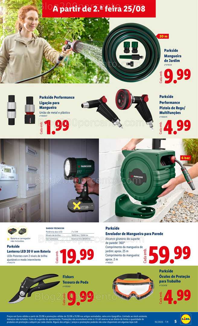 Antevisão Folheto LIDL Bazar Promoções de 25 agosto a 4 setembro