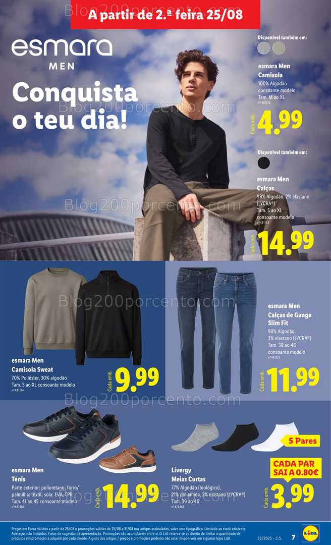 Antevisão Folheto LIDL Bazar Promoções de 25 agosto a 4 setembro