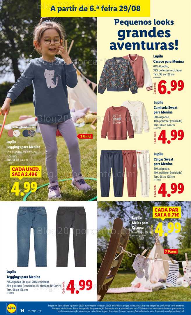 Antevisão Folheto LIDL Bazar Promoções de 25 agosto a 4 setembro