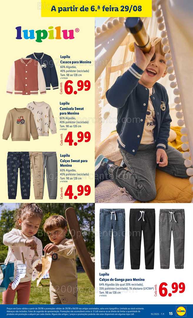 Antevisão Folheto LIDL Bazar Promoções de 25 agosto a 4 setembro