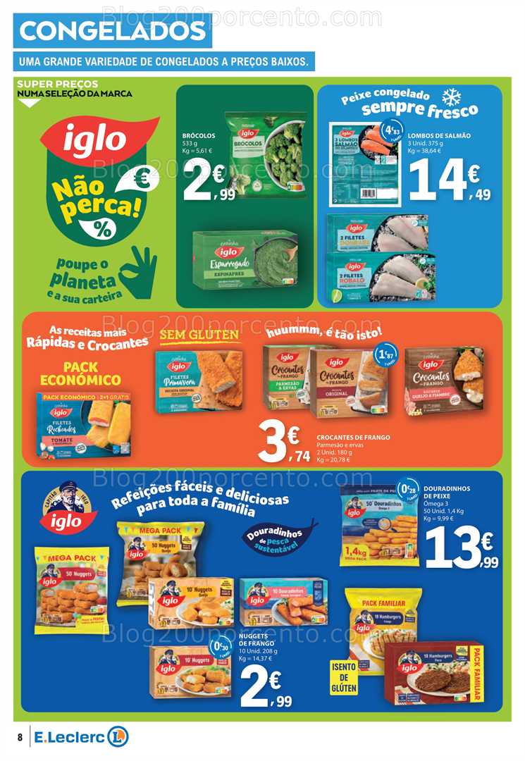 Antevisão Folheto E-LECLERC Promoções de 21 a 27 agosto