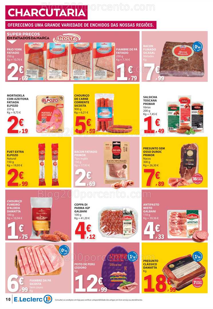 Antevisão Folheto E-LECLERC Promoções de 21 a 27 agosto