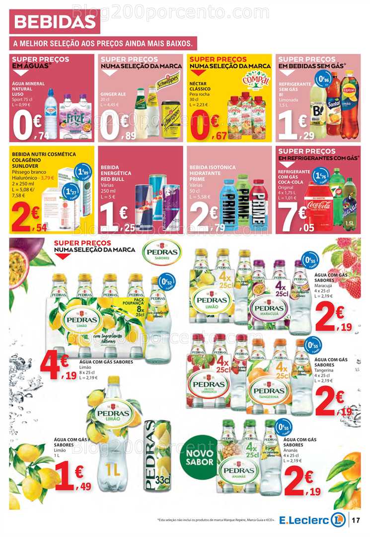 Antevisão Folheto E-LECLERC Promoções de 21 a 27 agosto