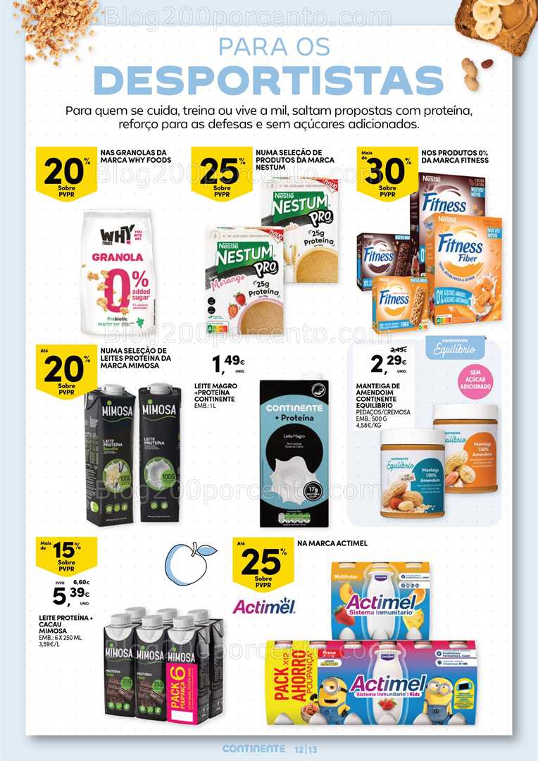 Antevisão Folheto CONTINENTE Especial Pequeno Almoço Promoções de 19 a 31 agosto