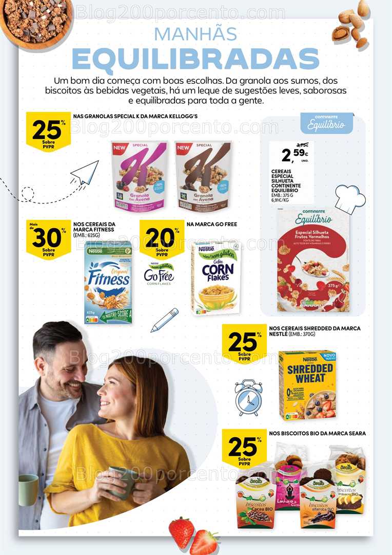 Antevisão Folheto CONTINENTE Especial Pequeno Almoço Promoções de 19 a 31 agosto