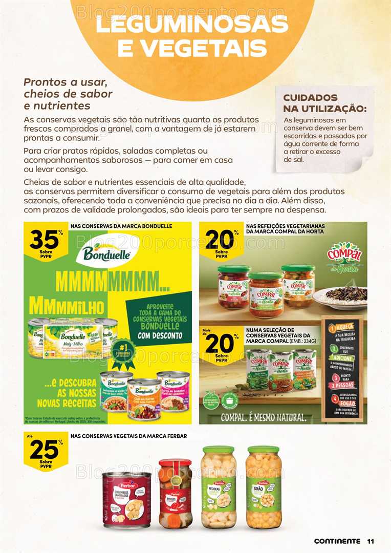 Antevisão Folheto CONTINENTE Especial Petiscos e Conservas - 12 a 31 agosto