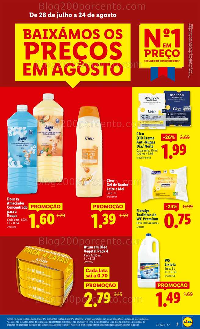 Antevisão Folheto LIDL Promoções de 11 a 17 agosto - Edição Digital all