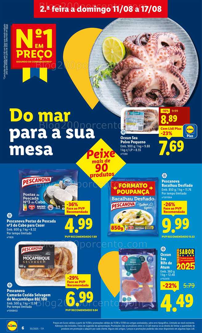 Antevisão Folheto LIDL Promoções de 11 a 17 agosto - Edição Digital all