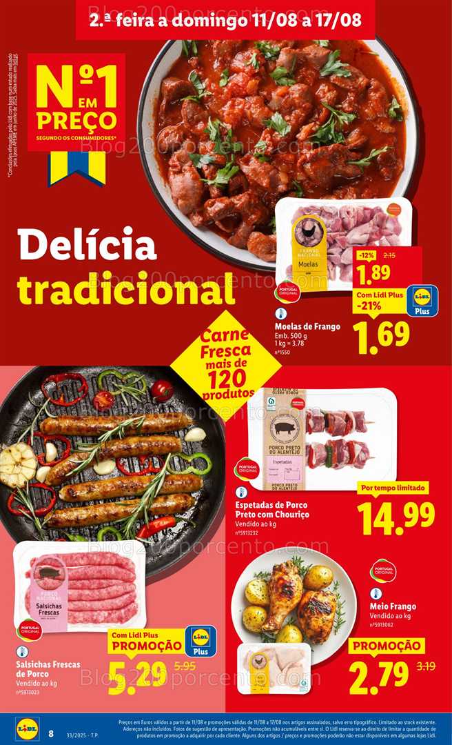 Antevisão Folheto LIDL Promoções de 11 a 17 agosto - Edição Digital all