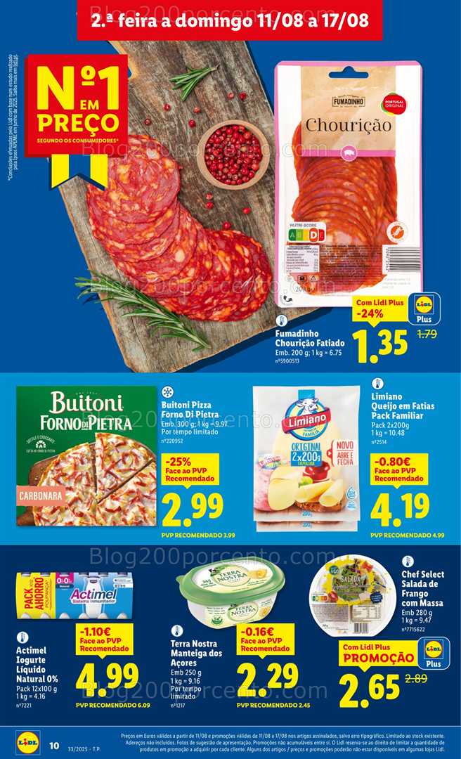 Antevisão Folheto LIDL Promoções de 11 a 17 agosto - Edição Digital all