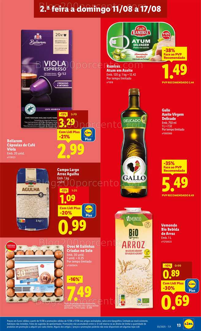 Antevisão Folheto LIDL Promoções de 11 a 17 agosto - Edição Digital all