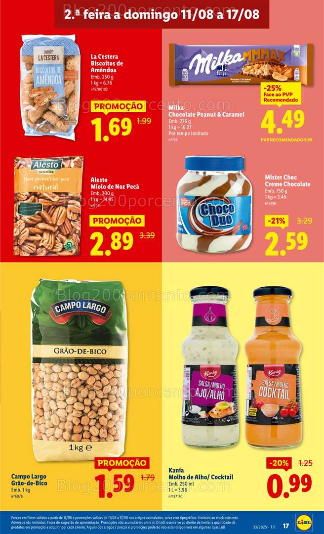 Antevisão Folheto LIDL Promoções de 11 a 17 agosto - Edição Digital all