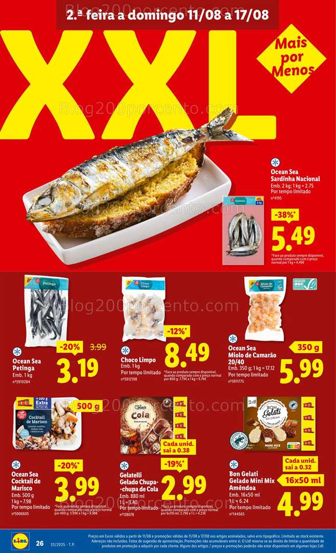 Antevisão Folheto LIDL Promoções de 11 a 17 agosto - Edição Digital all
