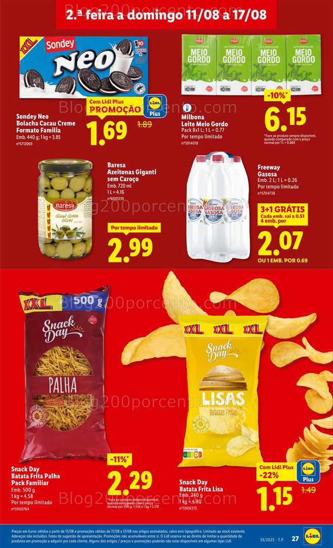 Antevisão Folheto LIDL Promoções de 11 a 17 agosto - Edição Digital all