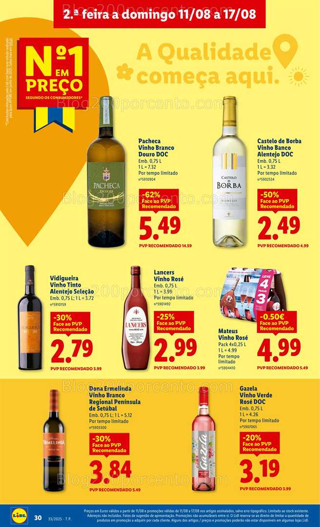 Antevisão Folheto LIDL Promoções de 11 a 17 agosto - Edição Digital all
