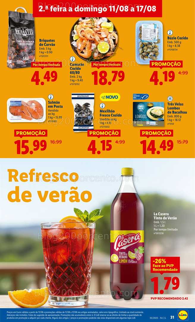 Antevisão Folheto LIDL Promoções de 11 a 17 agosto - Edição Digital all